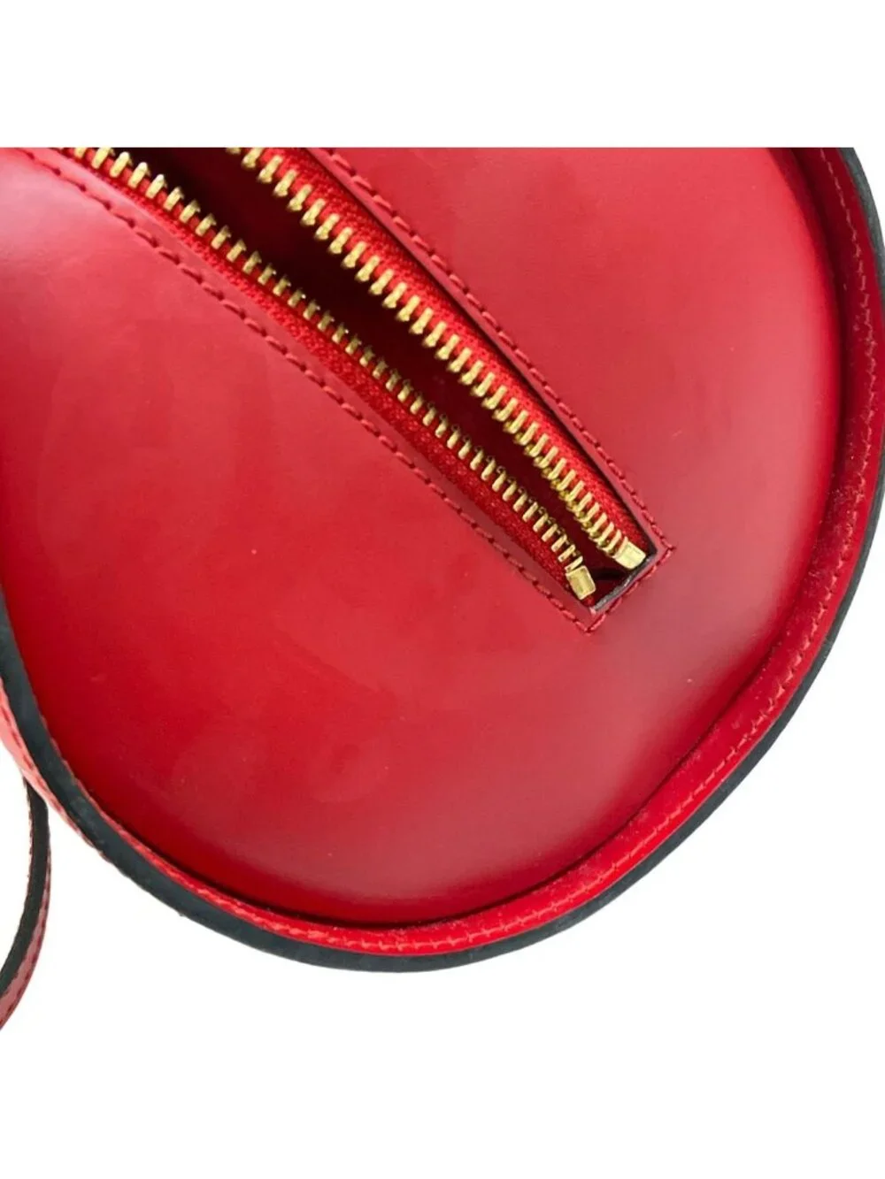 Louis Vuitton Handbag Epi Soufflot Castilian Red Leather